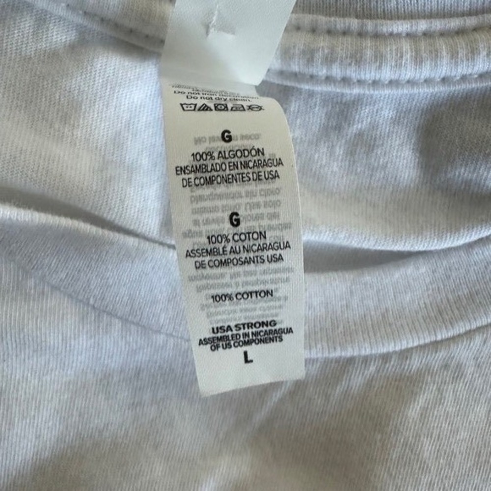 Out Of Office Graphic Tee Womens Large White Vacation Travel Shirt - Picture 8 of 8